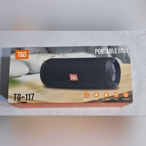 NIB Black T&G TG117 Bluetooth Outdoor Waterproof Portable Wireless Speaker